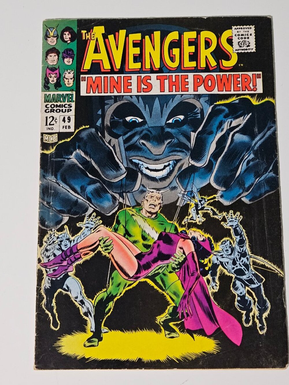 Avengers #49 (Marvel Comics, 1968) 1st App Typhon / Scarlet Witch Quicksilver